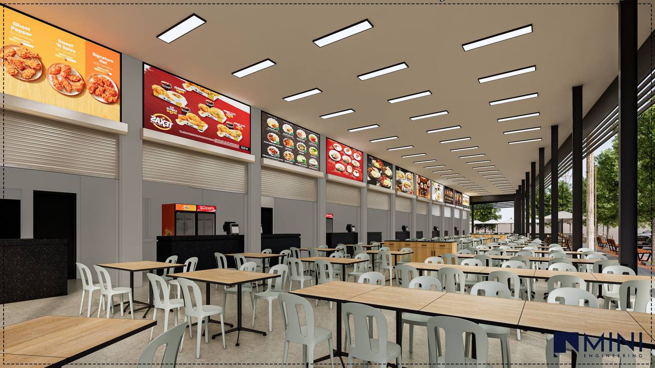 Lobi mewah Panda Building Bavet